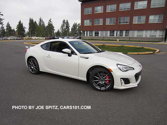 crystal white  2017 Subaru BRZ Limited with optional performance Package #02