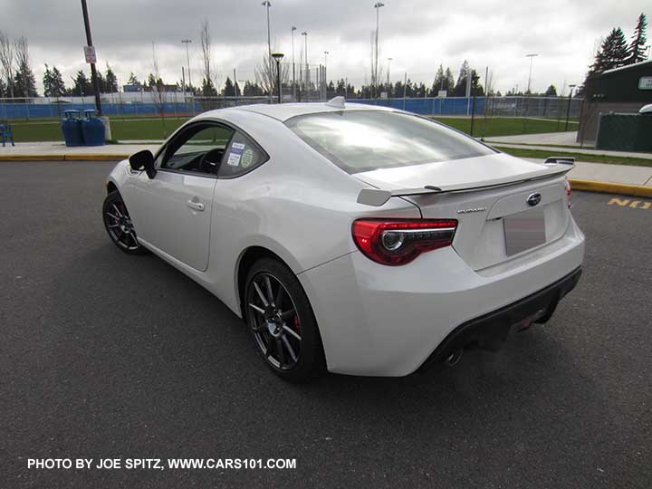 crystal white  2017 Subaru BRZ Limited with optional performance Package #02