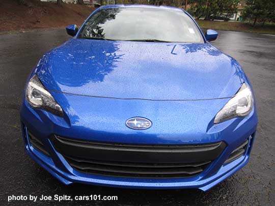 front view 2017 Subaru BRZ Limited, WR Blue color
