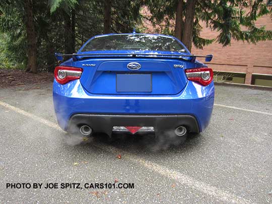 rear view 2017 Subaru BRZ Limited, WR Blue color