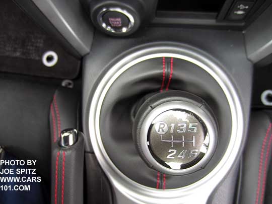 2017 Subaru BRZ 6 speed manual transmission shifter knob