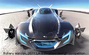 2011 LA auto show Subaru Holloywood movie car design concept