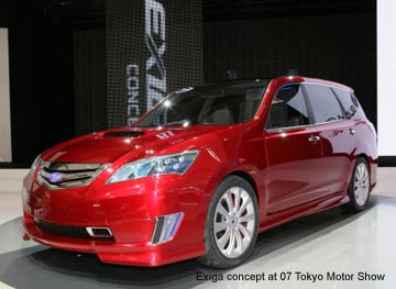 Subaru Exiga crossover concept car, at 2007 Tokyo Motor Show