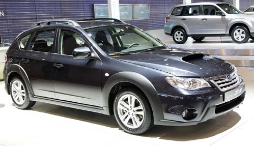 Subaru Impreza XV concept at 2010 Geneva car show diesel and 20L