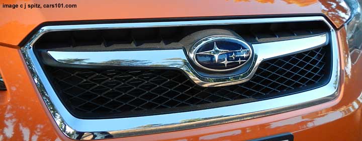 subaru crosstrek front grill, tangerine orange