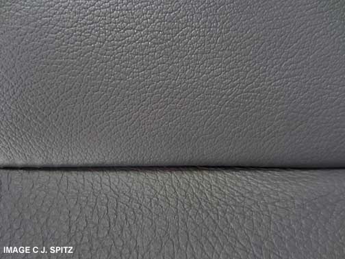 subaru vx crosstrek black leather closeup