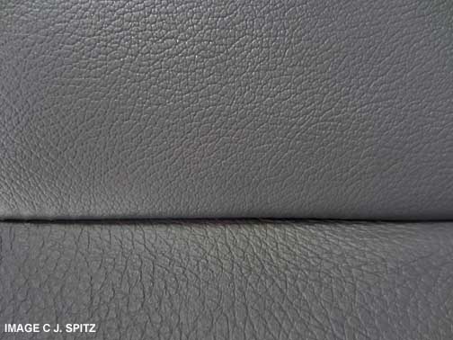 subaru vx crosstrek black leather closeup