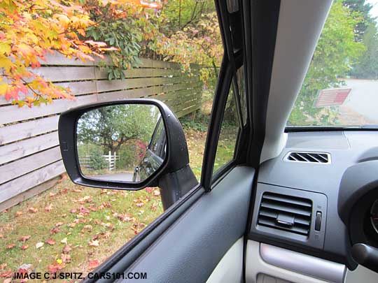 xv crosstrek standard large heated outside mirrors