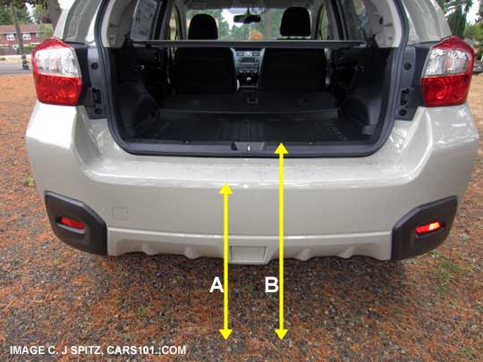 subaru xv crosstrek measurements