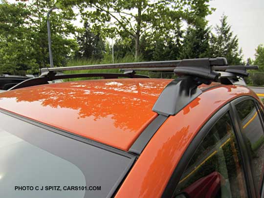 subaru xv crosstrek aftermarket roof rack crossbars