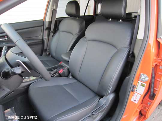 drivers seat, 2013 subaru crosstrek limited, gray shown