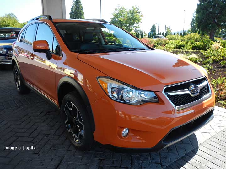 2013 subaru xv crosstrek tangerine orange