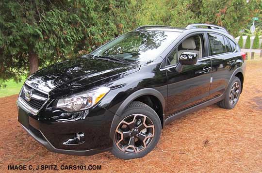 subaru crosstrek, crystal black color