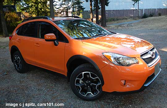 subaru xv crosstrek, tangerine orange pearl