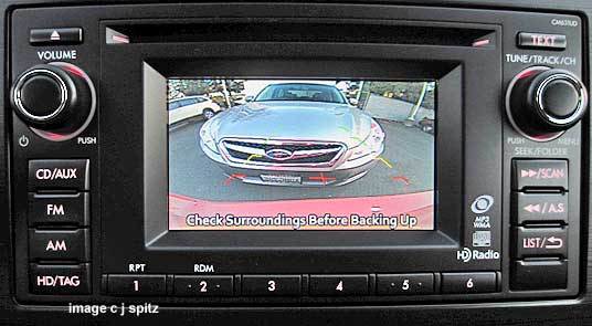 subaru XV crosstrek limited stereo system, 4.3" lcd display