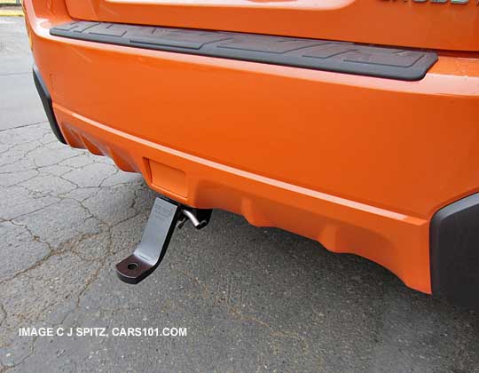 subaru xv crosstrek trailer hitch, shown with drop down insert