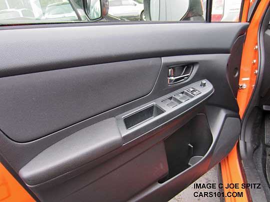 2014 Subaru Crosstrek driver door panel, Gray shown