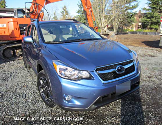 quartz blue crosstrek front view