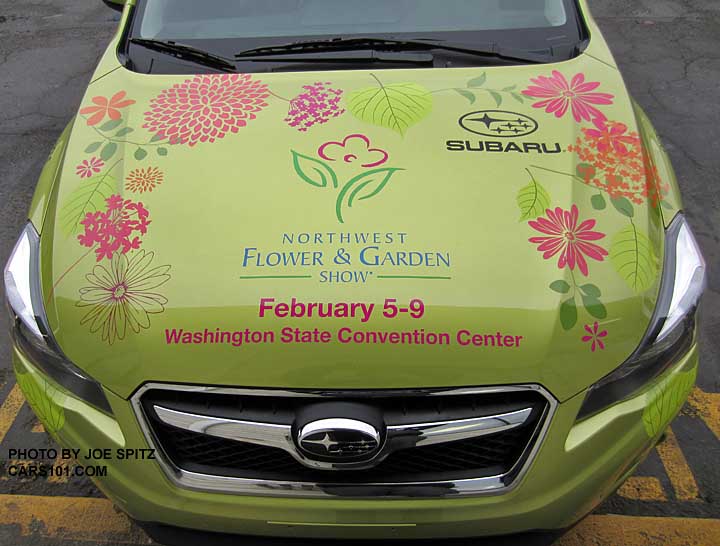 2014 Subaru Crosstrek Hybrid for the NW Flower and Garden Show, Feb. 2014