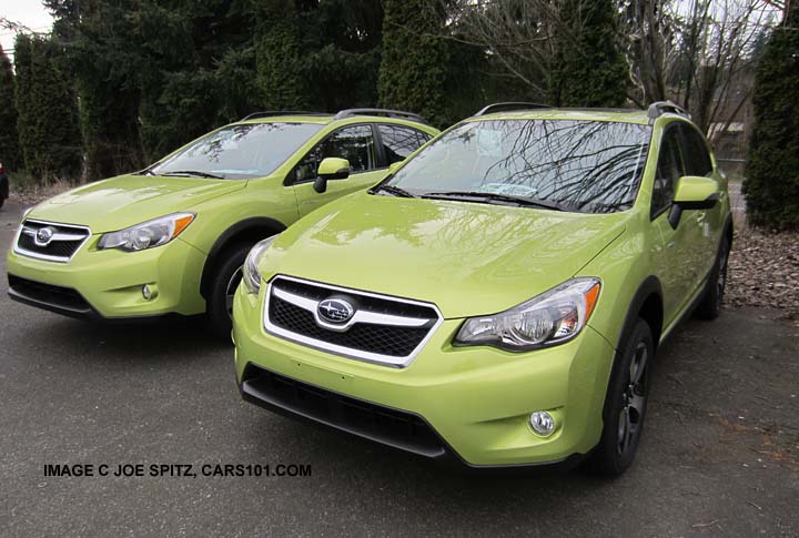 2 plasma green 2014 subaru crosstrek hybrids