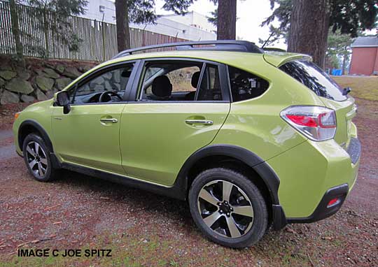 drivers side plasma green Subaru Crosstrek Hybrid