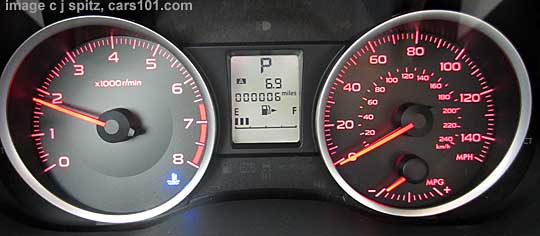 Subaru Crosstrek Premium gauges, instrument panel