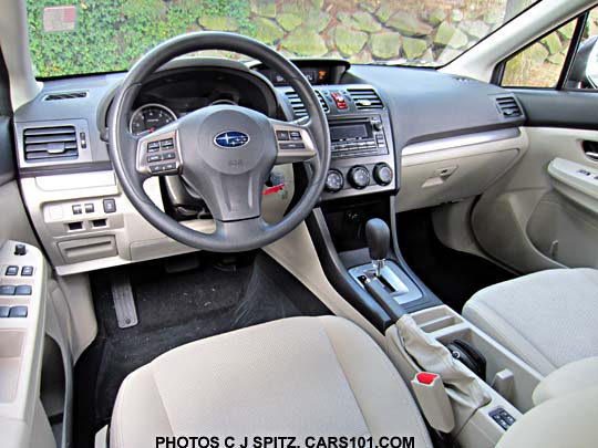 2014 Crosstrek with ivory interior