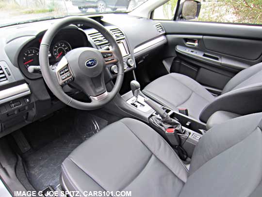 2014 subaru xv crosstrek limited with dark gray leather