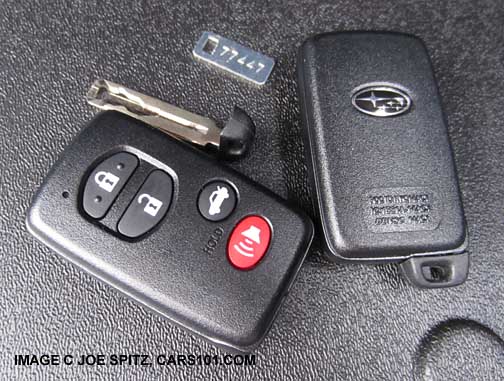 crosstrek hybrid keyless access keys, pushbutton start