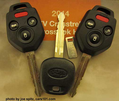 Subaru Crosstrek Premium and Limited 3 keys, 2 with remote un/lock