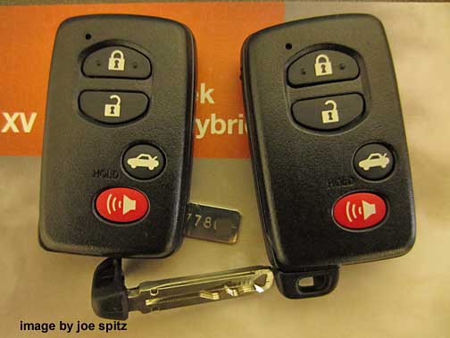 Subaru Crosstrek Hybrid and Hybrid Touring 2 keyless access pushbutton start fobs