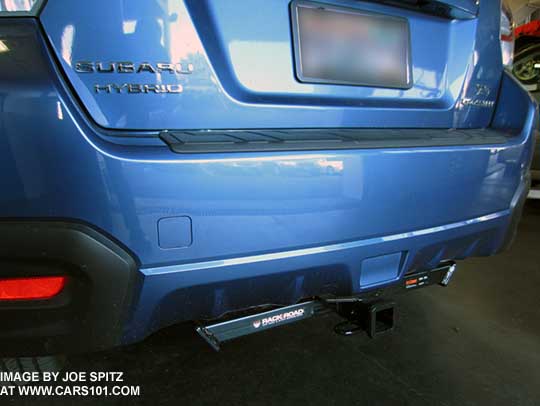 Crosstrek hybrid with aftermarket 2" trailer hitch