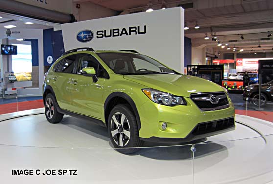 crosstrek hybrid at the seattle car show October 2013