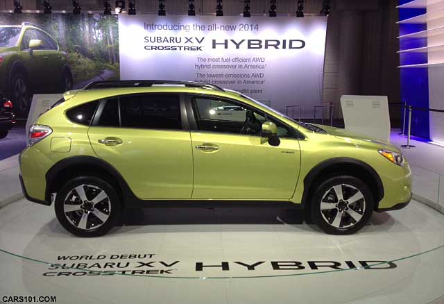 plasma green subaru gas electric hybrid