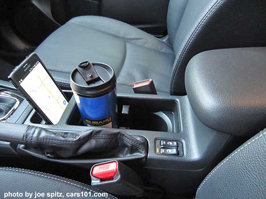 2015 Crosstrek center console sliding armrest