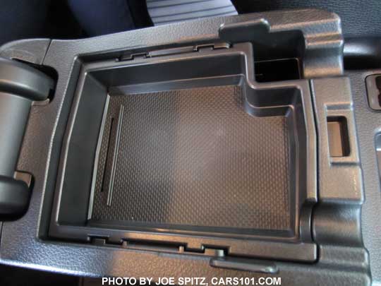 2015 Subaru Crosstrek center console optional storage tray