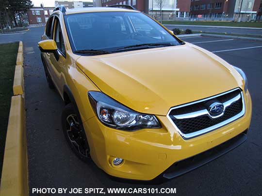 front view front view 2015 Subaru Sunrise Yellow Crosstrek Premium Special Edition