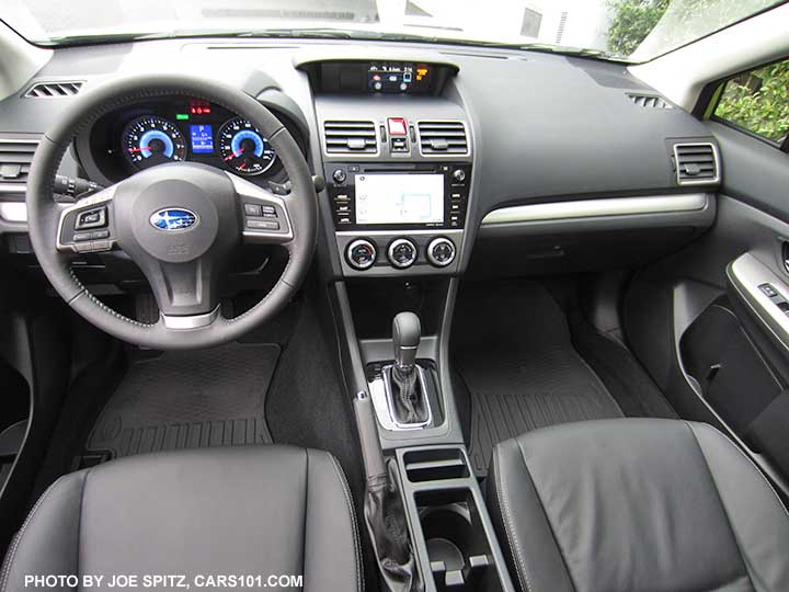 2015 Subaru Crosstrek interior with manual transmission