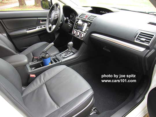 15 Subaru Crosstrek 2.0 Limited black leather interior