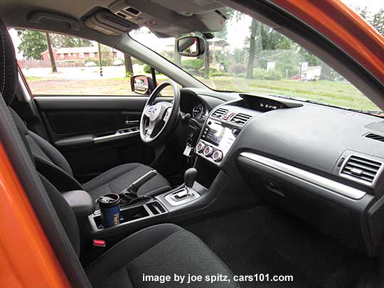15 Subaru Crosstrek 2.0 Premium interior with eyesight, from passenger side