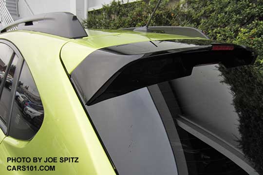 2015 Subaru Crosstrek Hybriod new rear spoiler