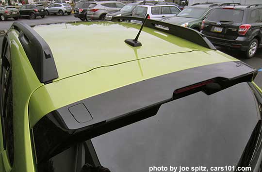 2015 subaru Crosstrek Hybrid rear spoiler