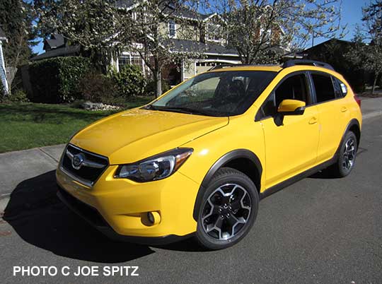 2015 Subaru Crosstrek Premium Special Edition, Sunrise Yellow color.