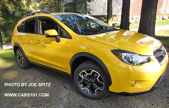 2015 Subaru Crosstrek Premium Special Edition, Sunrise Yellow color.