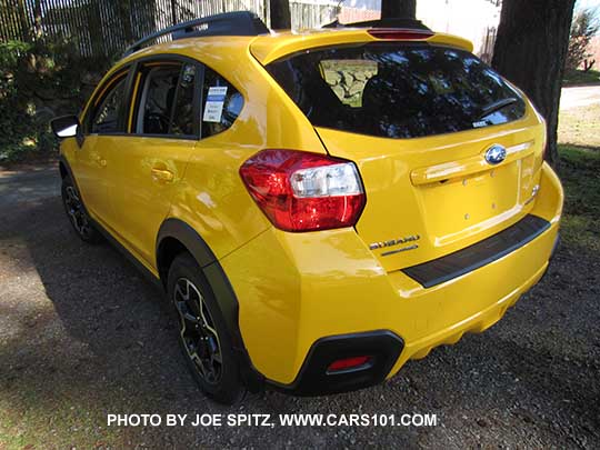 2015 Subaru Crosstrek Premium Special Edition, Sunrise Yellow color.