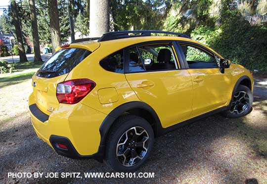 2015 Subaru Crosstrek Premium Special Edition, Sunrise Yellow color.