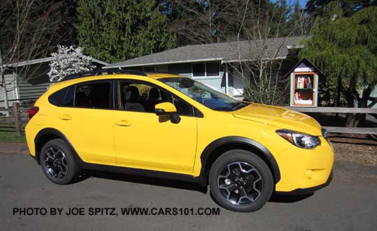 2015 Subaru Crosstrek Premium Special Edition, Sunrise Yellow color.