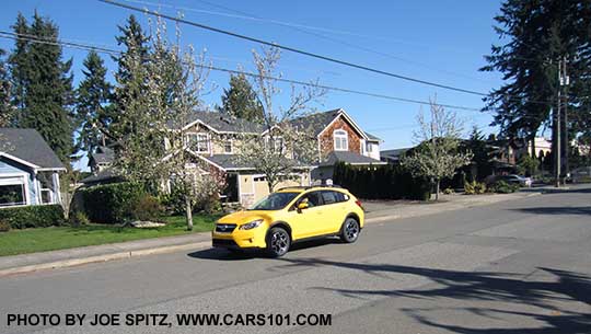 2015 Subaru Crosstrek Premium Special Edition, Sunrise Yellow color.