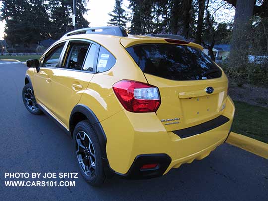 2015 Subaru Crosstrek Premium Special Edition, Sunrise Yellow color.