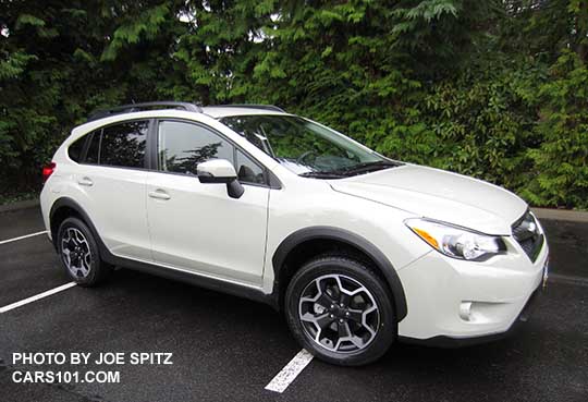 side view 2015 Subaru crosstrek, desert khaki